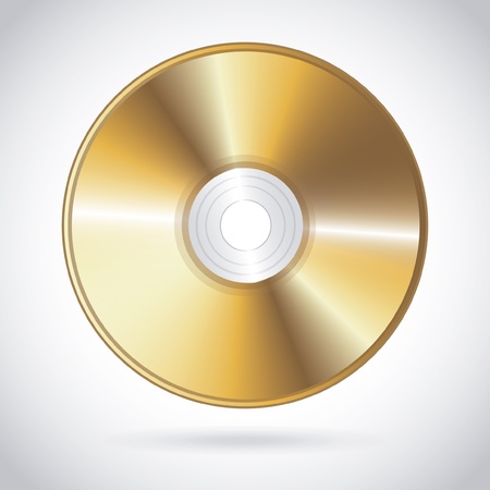 compact disc design over gray background vector illustration  のイラスト素材