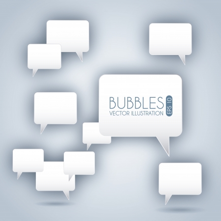bubbles expression icons over gray background vector illustration のイラスト素材