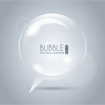 bubble icon circle over gray background vector illustration のイラスト素材