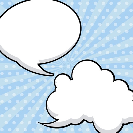bubble icon cloud over ground background vector illustration のイラスト素材