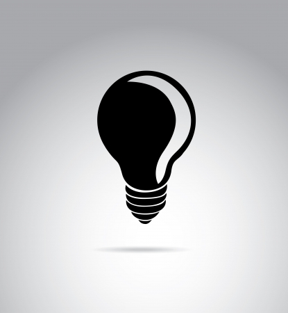 bulbs design over gray background vector illustration のイラスト素材