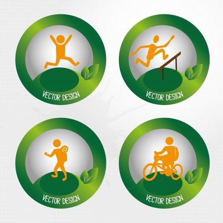 sport design over white background vector illustration のイラスト素材
