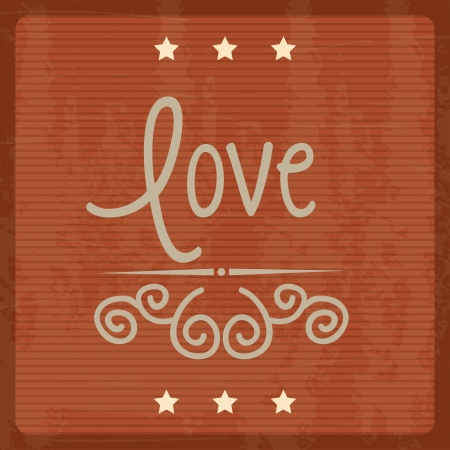 love design over  grunge background のイラスト素材