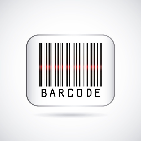 barcode design over gray backgroundのイラスト素材