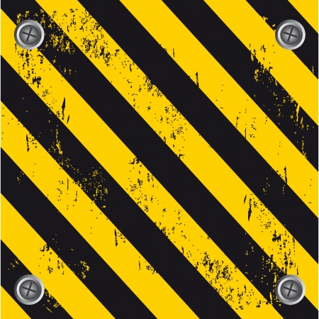 caution wall over black and yellow background のイラスト素材