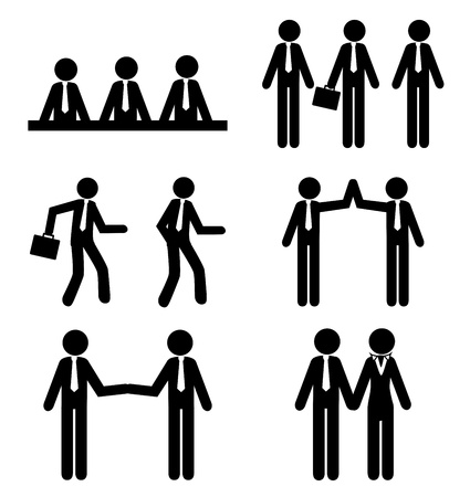 team work over white background のイラスト素材