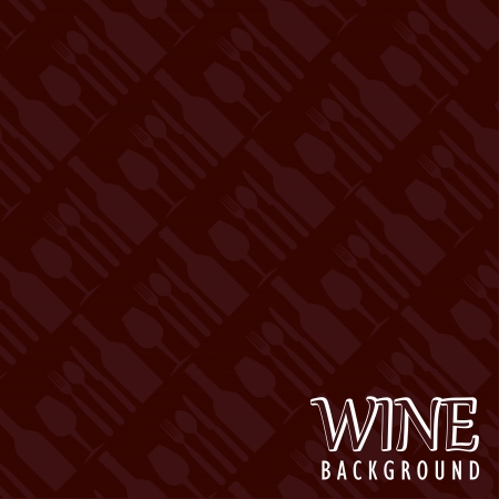 wine skin over brown background のイラスト素材