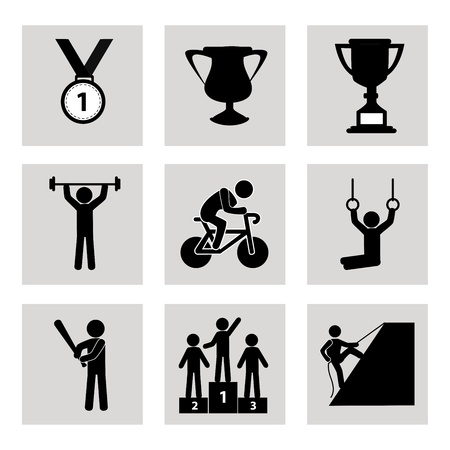 games icons over white background のイラスト素材