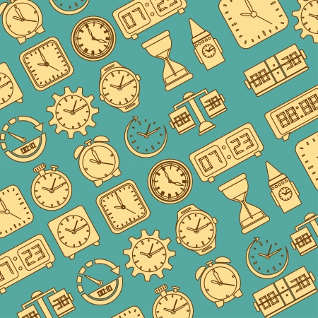 time skin over blue background illustrationのイラスト素材