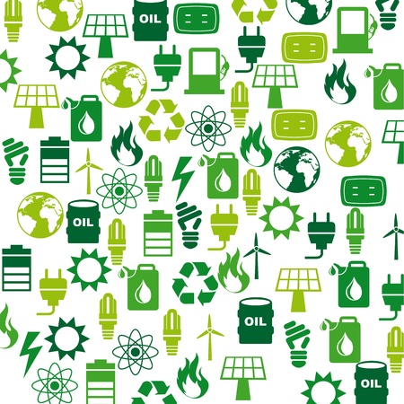 energy design over white background energy design over white background