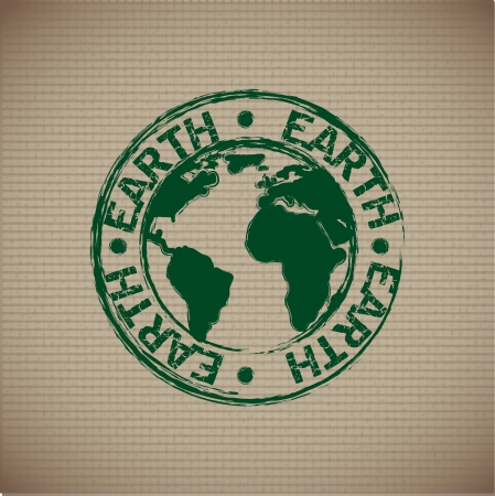 earth design over lineal background vector illustration のイラスト素材