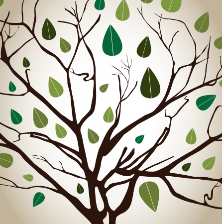 tree day over blue background vector illustration のイラスト素材