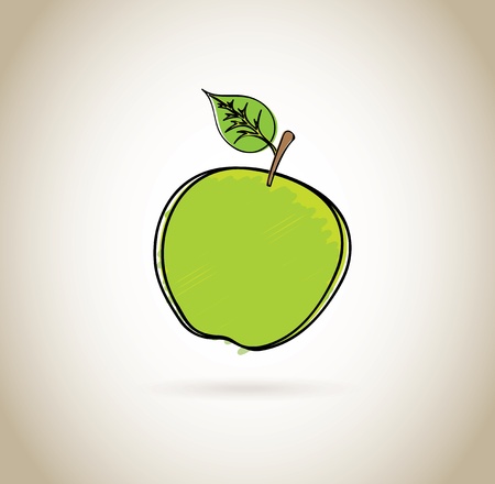 apple design over white background vector illustration のイラスト素材