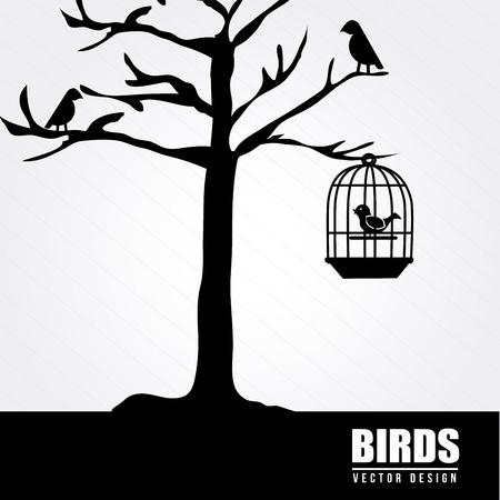 bird design over white background vector illustration のイラスト素材