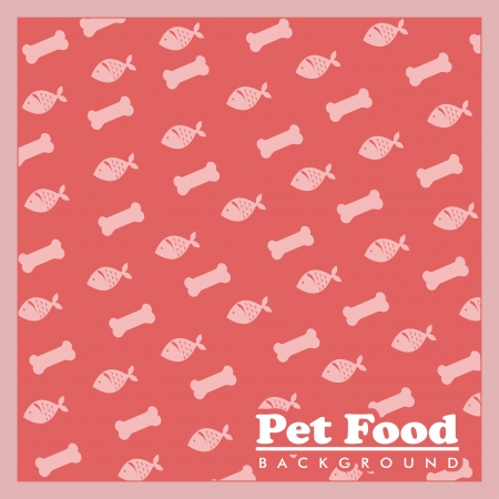 pet food design over pink background vector illustration のイラスト素材