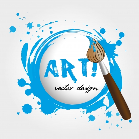 art design over white background vector illustration のイラスト素材