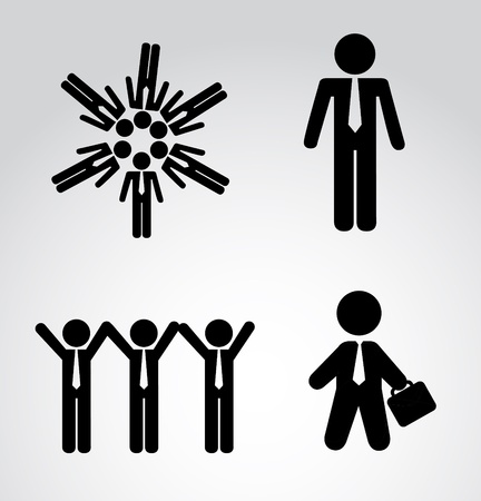human resources over gray background vector illustrationの写真素材