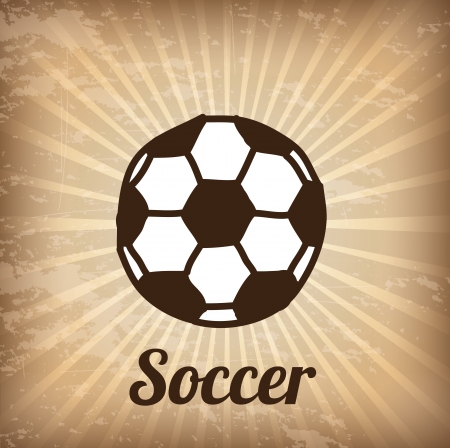 soccer design over grunge background vector illustration の写真素材