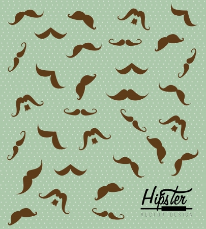 hipster design over dotted background vector  illustration  の写真素材