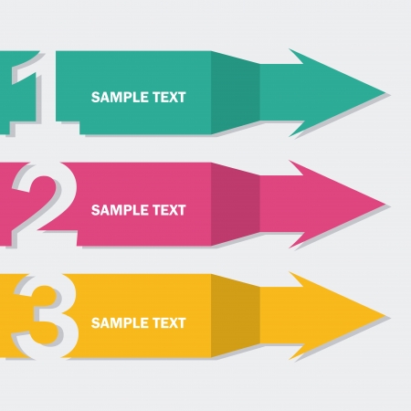 arrows infographics  over blue background vector illustrationのイラスト素材
