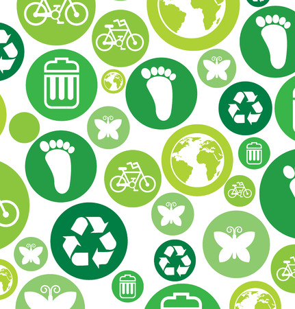 think green over white background vector illustration のイラスト素材