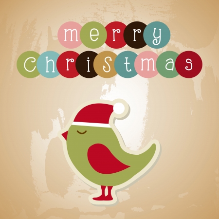 christmas design over beige  background vector illustrationのイラスト素材