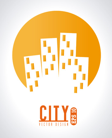 city design over gray background vector illustration のイラスト素材