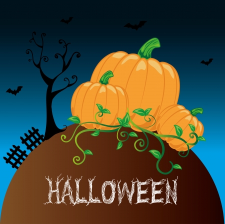 halloween icons over sky background vector illustrationのイラスト素材
