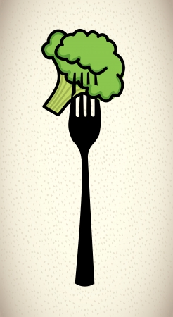 healthy food over pattern background vector illustration のイラスト素材