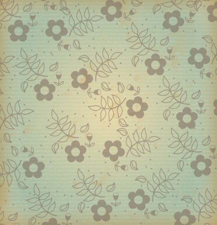flowers design over pattern background vector illustration のイラスト素材