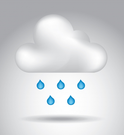 rain design over gray background vector illustration 
のイラスト素材