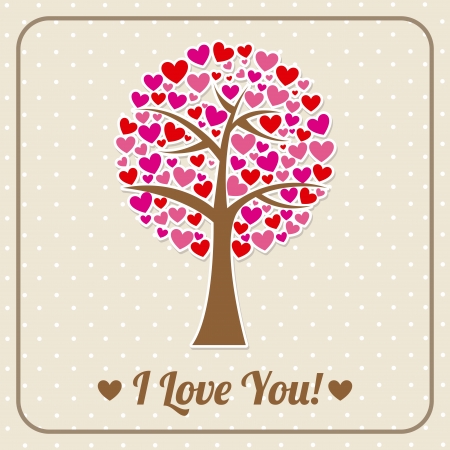 love design over dotted background vector illustration のイラスト素材