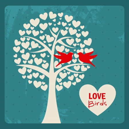 love design over blue background vector illustration のイラスト素材