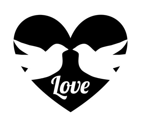 love design over white background vector illustration のイラスト素材