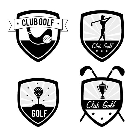 golf design over white background vector illustrationのイラスト素材