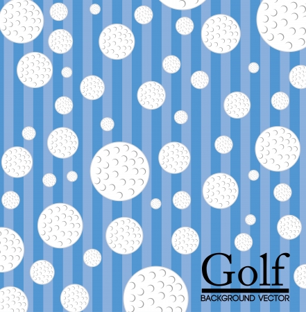 golf design over bluec background vector illustration のイラスト素材
