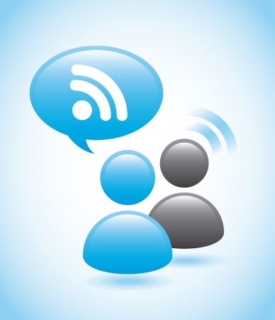 internet icons over blue background vector illustrationのイラスト素材