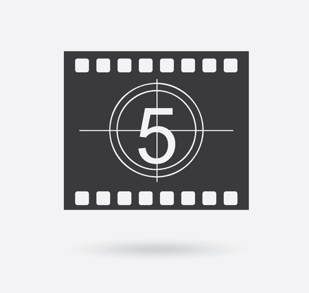 video tape  design over gray background vector illustration   のイラスト素材