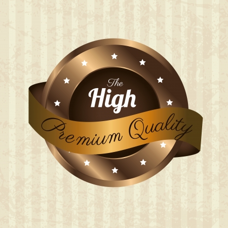 guaranteed  seal over lineal background vector illustrationのイラスト素材