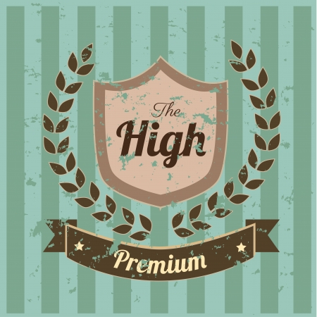 guaranteed  seal over lineal background vector illustrationのイラスト素材