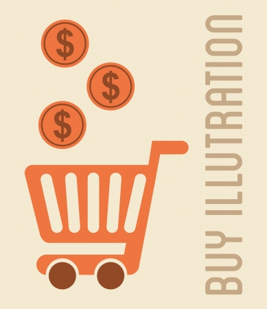 buy design over pink  background vector illustrationのイラスト素材