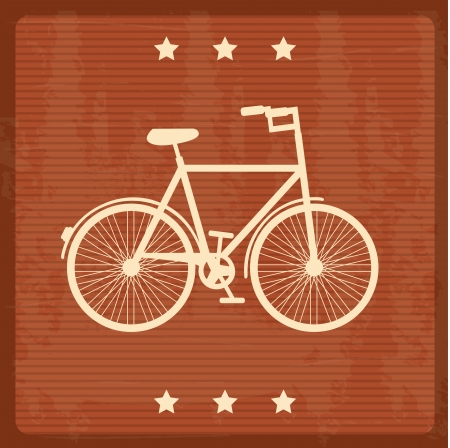 bicycle design over lineal background vector illustration  のイラスト素材