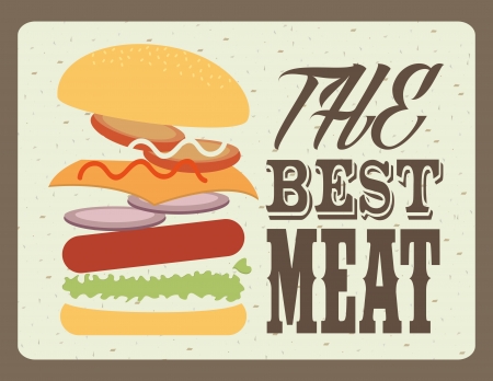 fast food design over pattern background vector illustrationのイラスト素材