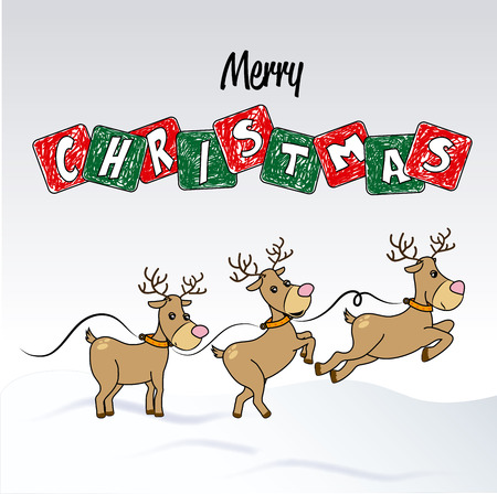 christmas design over gray background vector illustrationのイラスト素材