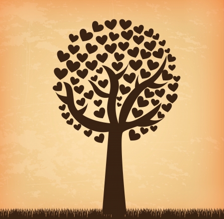 love design over pink background vector illustration のイラスト素材