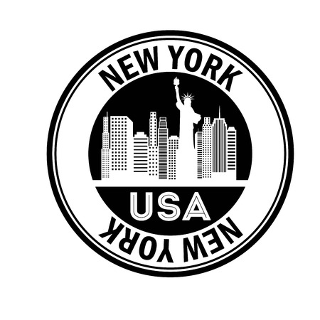 new york design over white background vector illustrationのイラスト素材