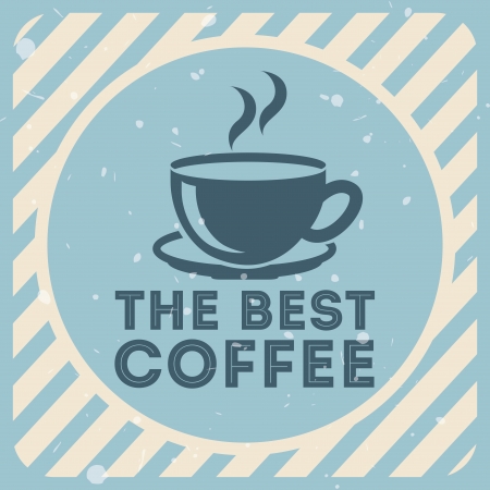 coffee design over  lineal background vector illustrationのイラスト素材