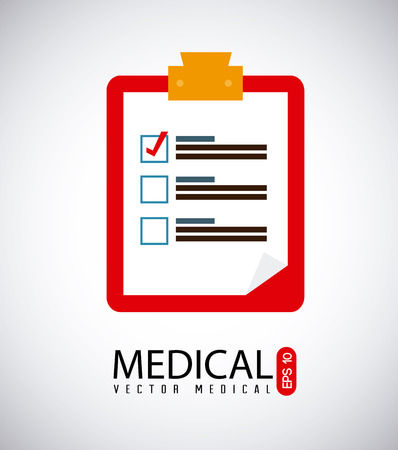 medical icon over gray background vector illustration  のイラスト素材
