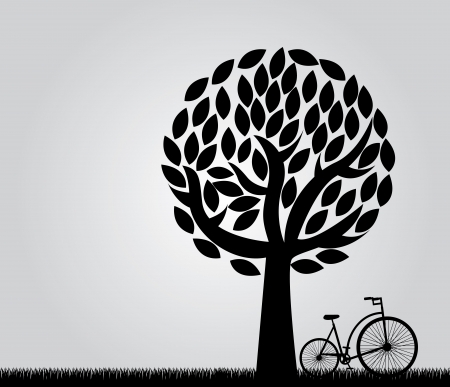 think green over  gray background vector illustration  のイラスト素材