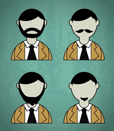 business planner over blue background vector illustrationのイラスト素材